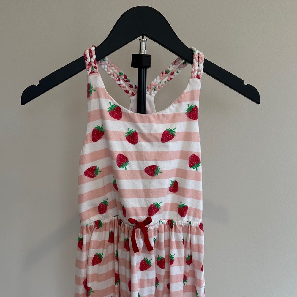 Tommy Bahama Pink and White Dress with Strawberry Design